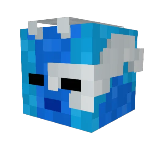 TheBlackram Minecraft avatar head, 3D render