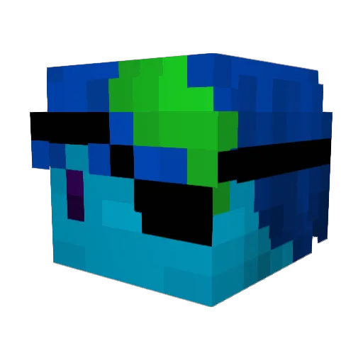 TheBlakDragon Minecraft avatar head, 3D render