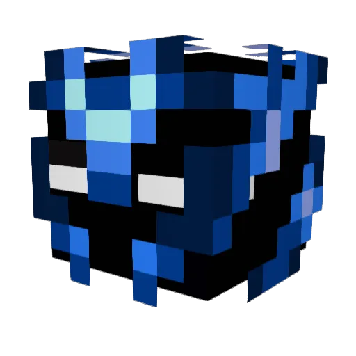 TheBlame Minecraft avatar head, 3D render