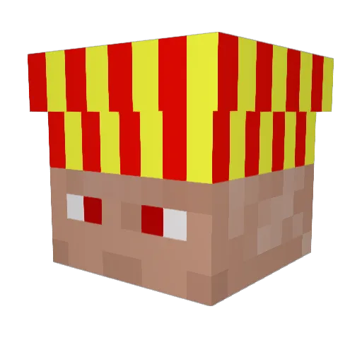 Minecraft-Avatar von TheBlazinBurger: Kopf als 3D-Render
