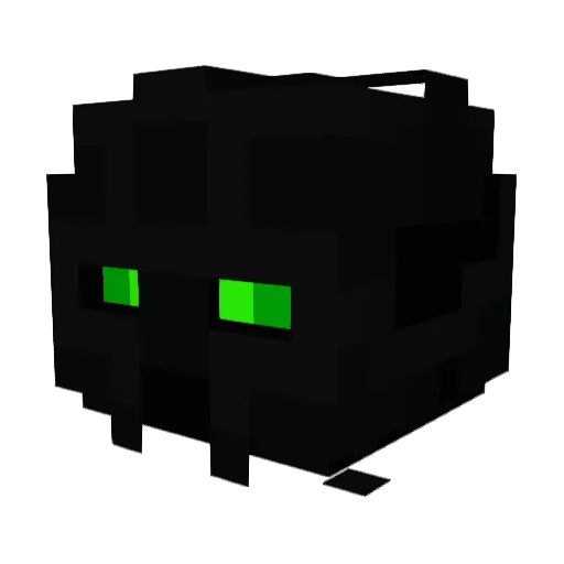 TheBleuEye Minecraft avatar head, 3D render