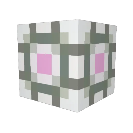 TheBlindMan Minecraft avatar head, 3D render