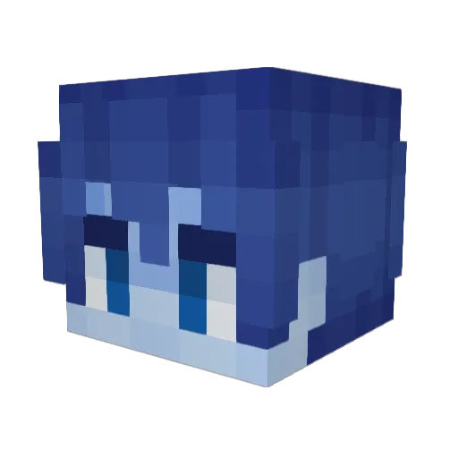 TheBlitzer_ Minecraft avatar head, 3D render