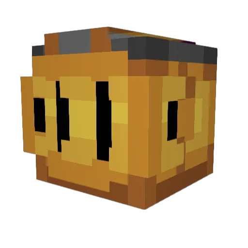 TheBloonDog Minecraft avatar head, 3D render