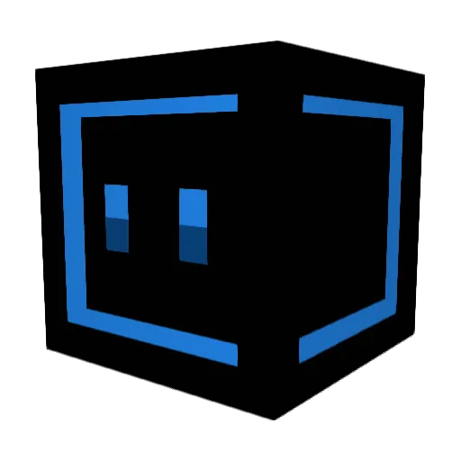 TheBlueNoop Minecraft avatar head, 3D render