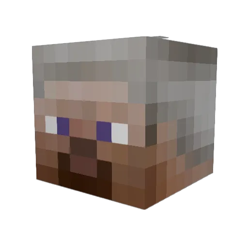 TheBluexxx Minecraft avatar head, 3D render