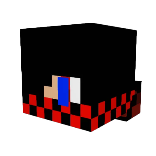 TheBoZZ32 Minecraft avatar head, 3D render