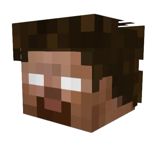 TheBomber20300YT Minecraft avatar head, 3D render