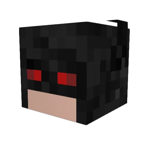 TheBomber899 Minecraft avatar head, 3D render