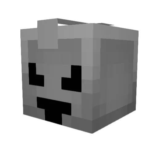 TheBomberman2 Minecraft avatar head, 3D render