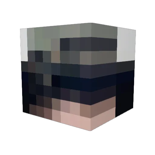 TheBoogyBurger2 Minecraft avatar head, 3D render