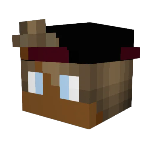 TheBoss0417 Minecraft avatar head, 3D render