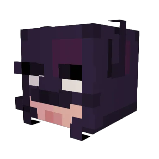 TheBotmanYT Minecraft avatar head, 3D render