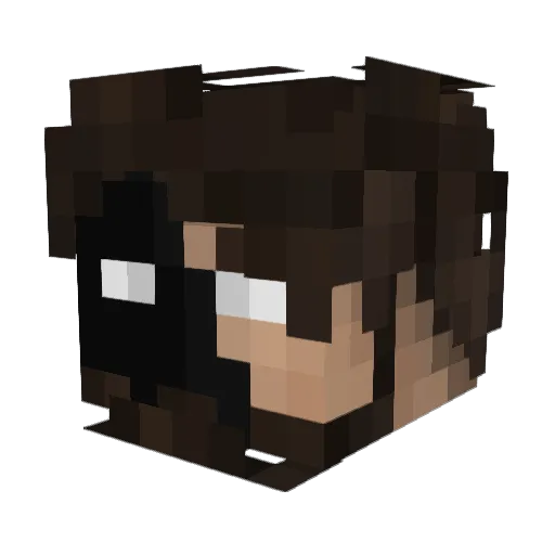 TheBoxer Minecraft avatar head, 3D render
