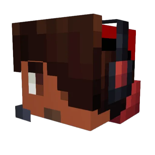 TheBoy407 Minecraft avatar head, 3D render