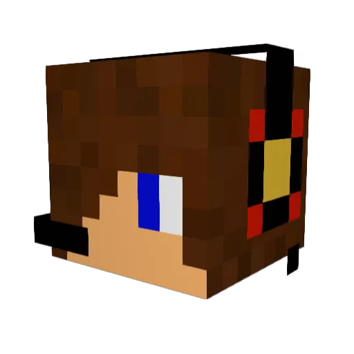 TheBradDude Minecraft avatar head, 3D render