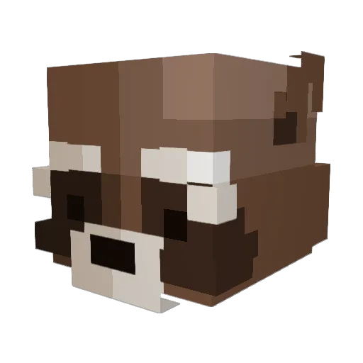 TheBreadCompany Minecraft avatar head, 3D render