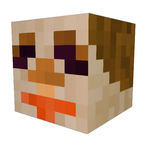 TheBreadGod1753 Minecraft avatar head, 3D render