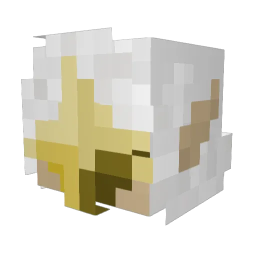 TheBreadPony Minecraft avatar head, 3D render