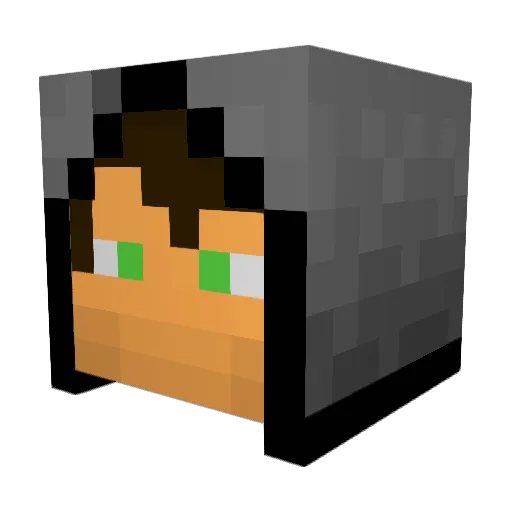 TheBreo11 Minecraft avatar head, 3D render