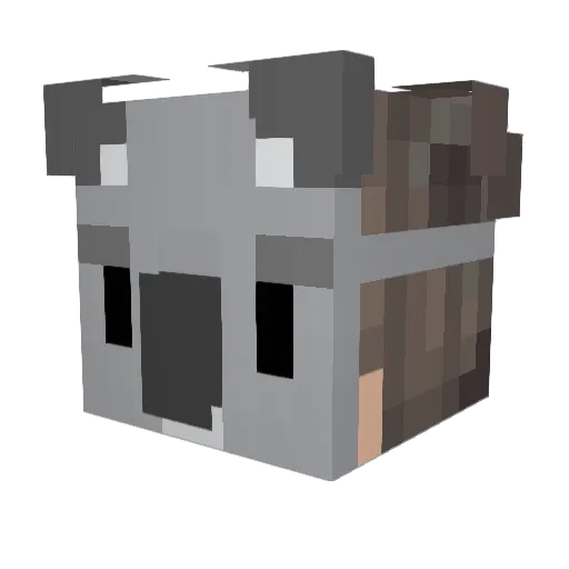 TheBrickKoala Minecraft avatar head, 3D render