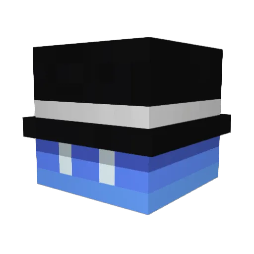 TheBridgeBR Minecraft avatar head, 3D render