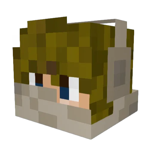 TheBrightUnicorn Minecraft avatar head, 3D render