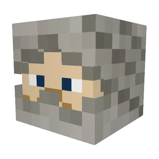 TheBrit Minecraft avatar head, 3D render