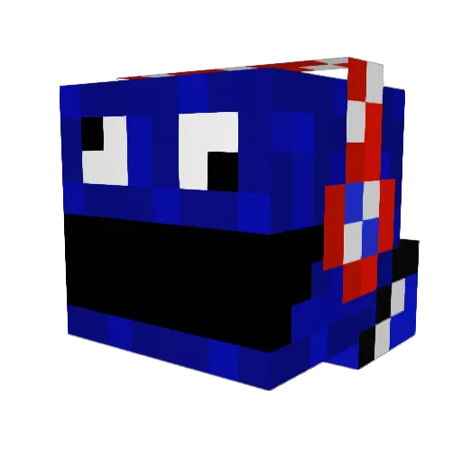 TheBritishMan Minecraft avatar head, 3D render