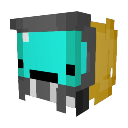 TheBrogvn Minecraft avatar head, 3D render