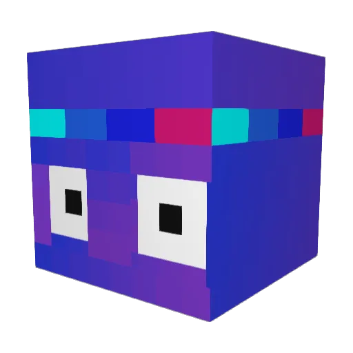 TheBrosClan Minecraft avatar head, 3D render