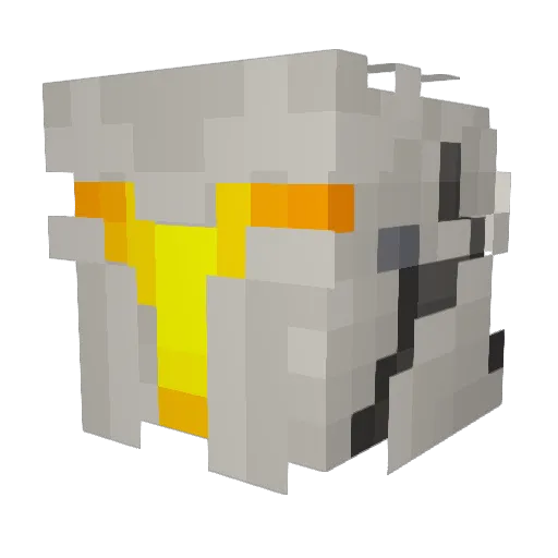 TheBuildingCraft Minecraft avatar head, 3D render