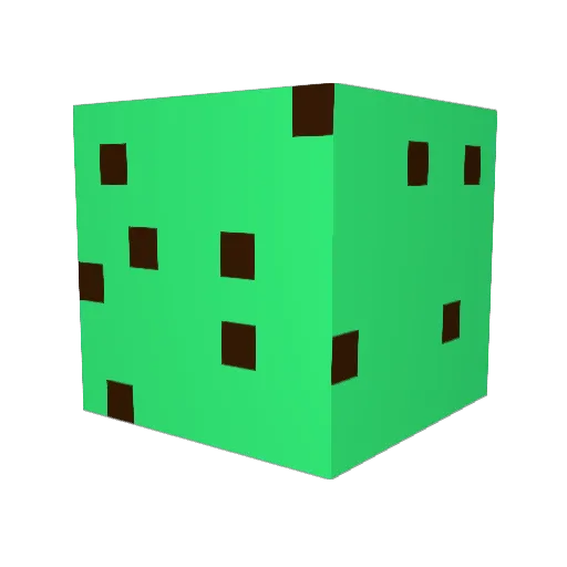 TheBulbasaur101 Minecraft avatar head, 3D render