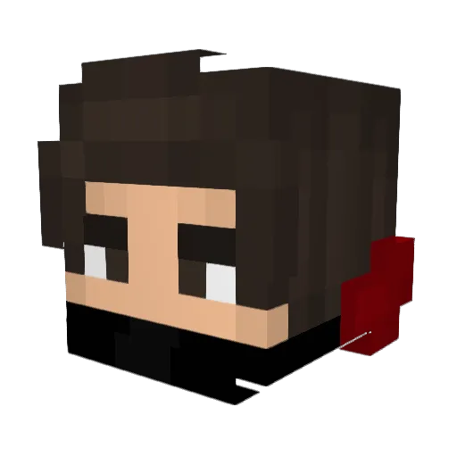 TheBullMaster99 Minecraft avatar head, 3D render