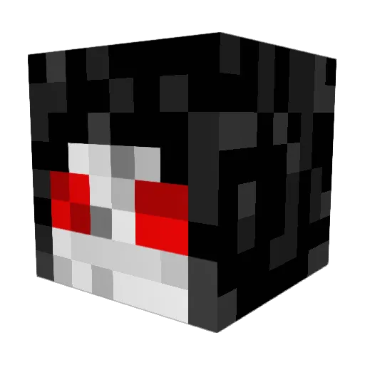 TheBunce Minecraft avatar head, 3D render