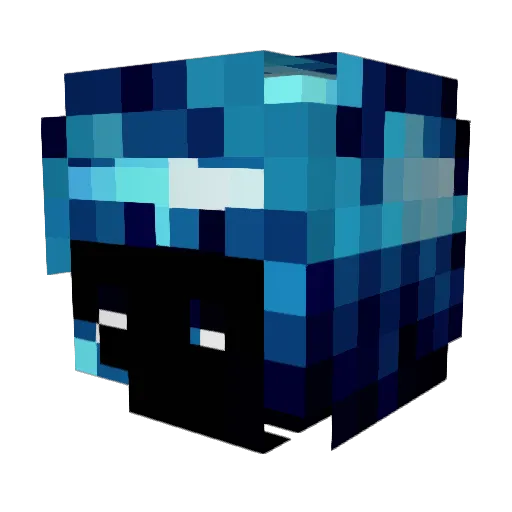 TheBunlight Minecraft avatar head, 3D render