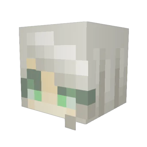 TheBuns Minecraft avatar head, 3D render