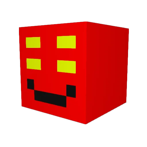 TheBurger97 Minecraft avatar head, 3D render