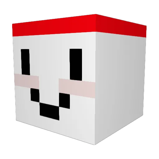 TheBurntNoodles4 Minecraft avatar head, 3D render