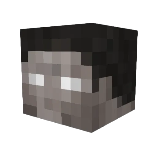 TheBusinessSloth Minecraft avatar head, 3D render