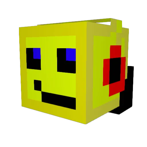 TheButterSquid03 Minecraft avatar head, 3D render