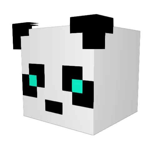 TheCaG01 Minecraft avatar head, 3D render