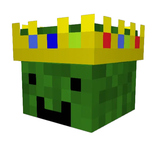 TheCactiMan Minecraft avatar head, 3D render