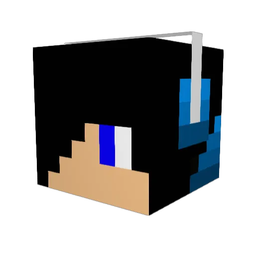 TheCamoKing2001 Minecraft avatar head, 3D render