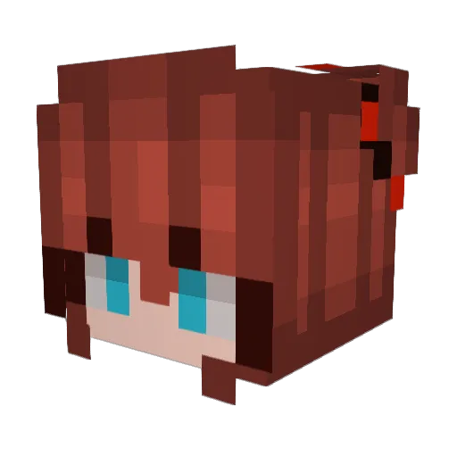 TheCancri Minecraft avatar head, 3D render
