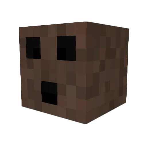 TheCapedCoconut Minecraft avatar head, 3D render