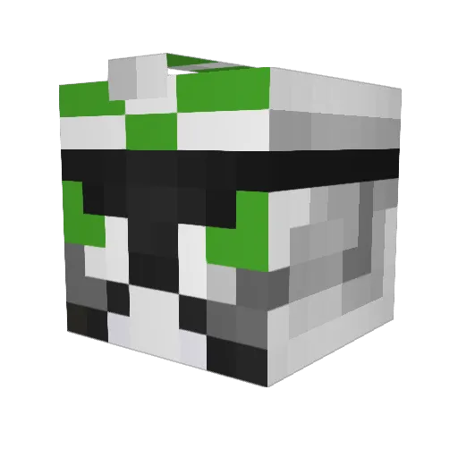 TheCaptain11 Minecraft avatar head, 3D render