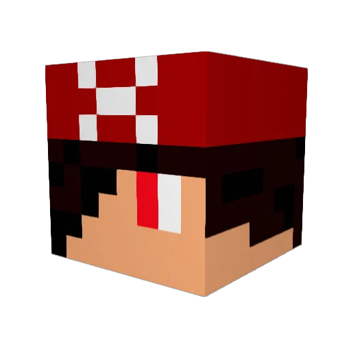 TheCaptainAlex Minecraft avatar head, 3D render