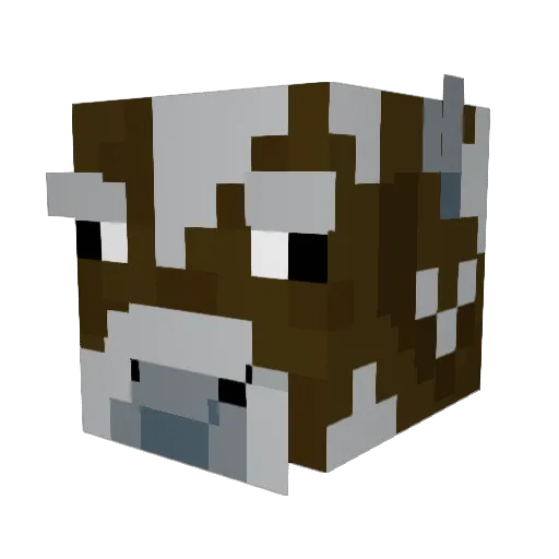 TheCarrotSauce Minecraft avatar head, 3D render