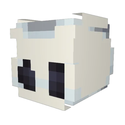 TheCatGeneral Minecraft avatar head, 3D render